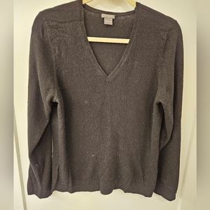 NWOT - Cashmere Ann Taylor Black Sweater - Size L